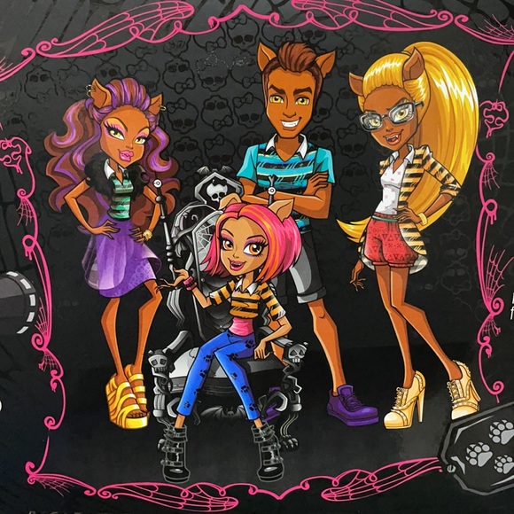 Monster High A Pack of Trouble Wolf Family Doll Set Werewolf New in Box Rare HTF - Picture 9 of 10
